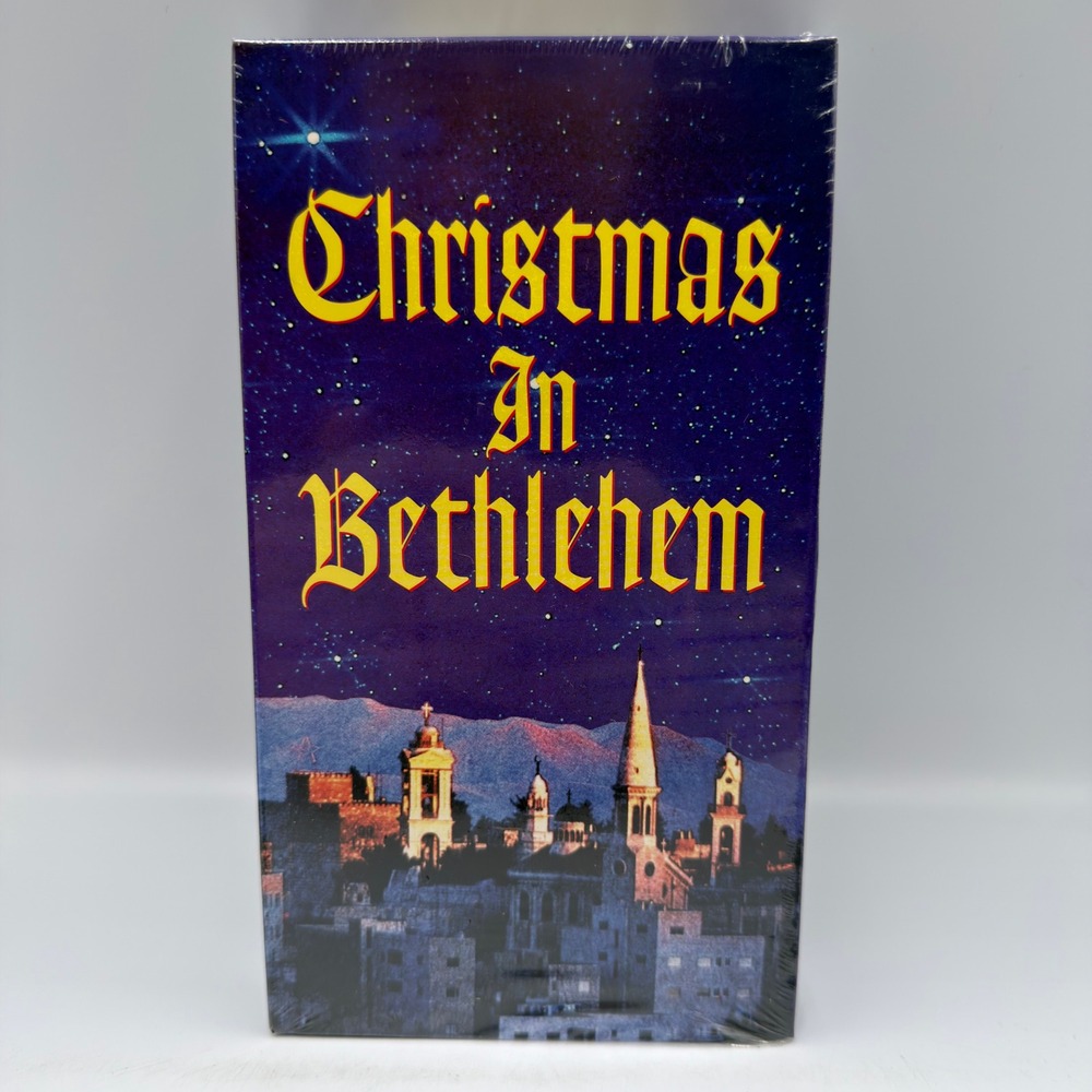 Christmas In Bethlehem VHS 1994 Documentary Midnight Mass Church Nativity‎